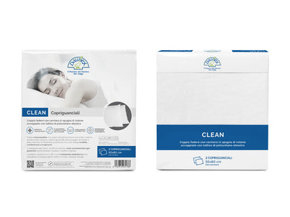Coppia copriguanciale impermeabile Daunex clean c/cerniera