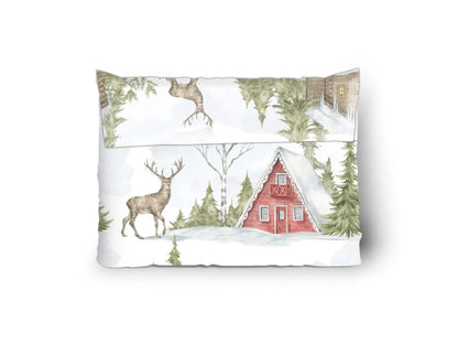 Parure copripiumino Daunex satin stampa digitale, Lapponia - Home Loves