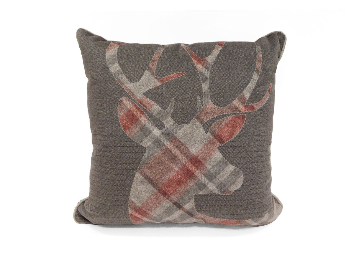 Cuscino HomeLoves 45 per 45 cm con motivo cervo in stile montagna
