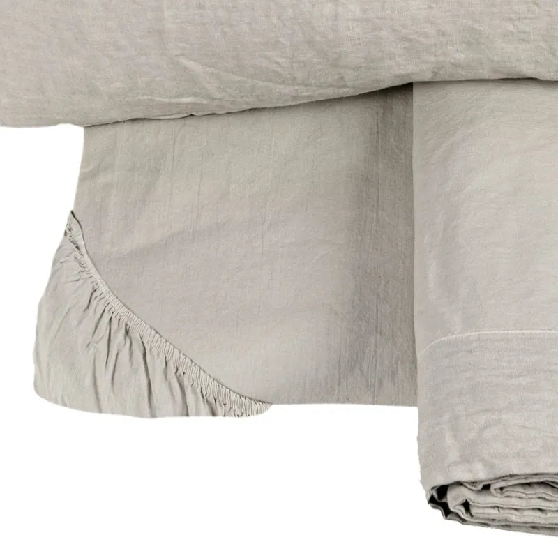 Completo lenzuola fazzini matrimoniale in lino-cotone, Incontri - Home Loves