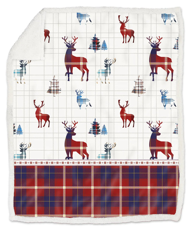 Plaid morbidotto Daunex light disegno, alpino - Home Loves