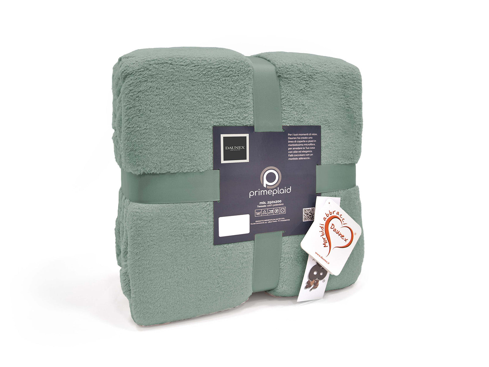 Einfarbiges Daunex Prime-Mikrofleece-Plaid