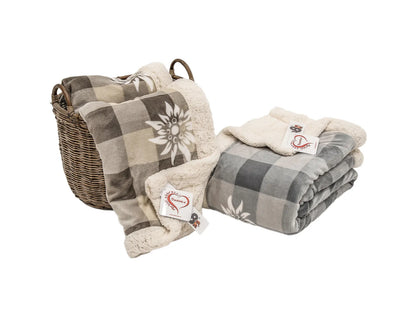 Plaid morbidotto light, tirolo - Home Loves