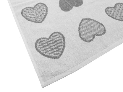 Strofinaccio in spugna love Daunex misura 50 x 70 cm