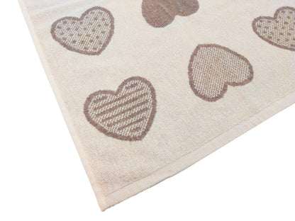 Strofinaccio in spugna love Daunex misura 50 x 70 cm