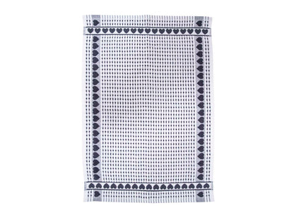 Strofinaccio in spugna cuoricini Daunex misura 50 x 70 cm