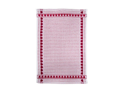 Strofinaccio in spugna cuoricini Daunex misura 50 x 70 cm