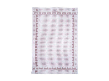Strofinaccio in spugna cuoricini Daunex misura 50 x 70 cm
