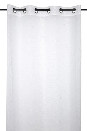 Tenda celian leggera colore bianco, 135×260 anelli fissi - Home Loves