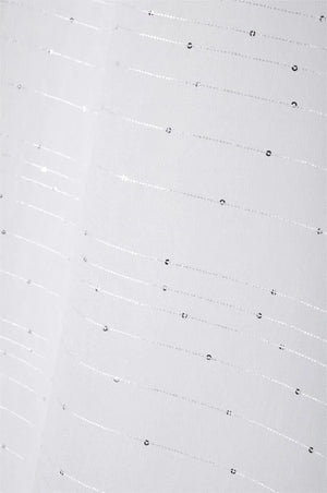 Tenda celian leggera colore bianco, 135×260 anelli fissi - Home Loves