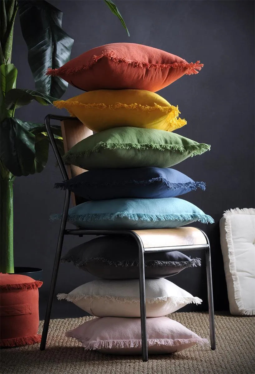Cuscino arredo praga sfoderabile colore rosa - Home Loves