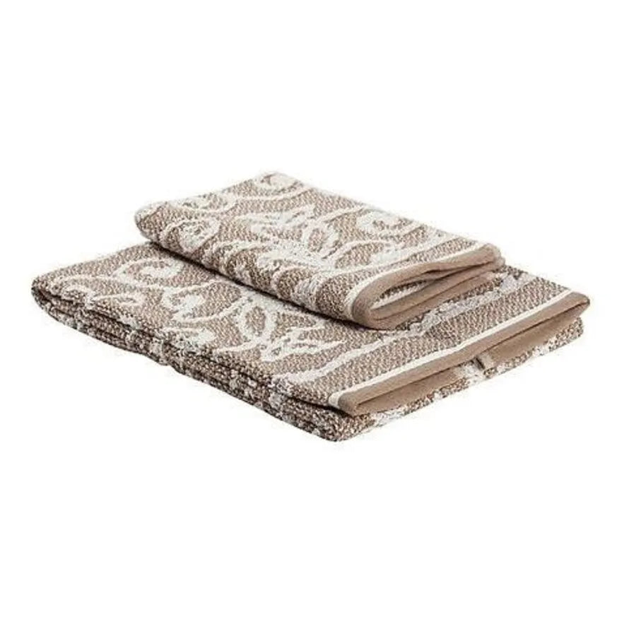Coppia di asciugamani nancy in spugna di puro cotone velour Daunex - Home Loves