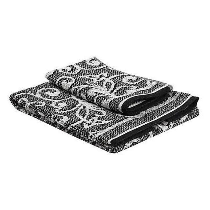 Coppia di asciugamani nancy in spugna di puro cotone velour Daunex - Home Loves