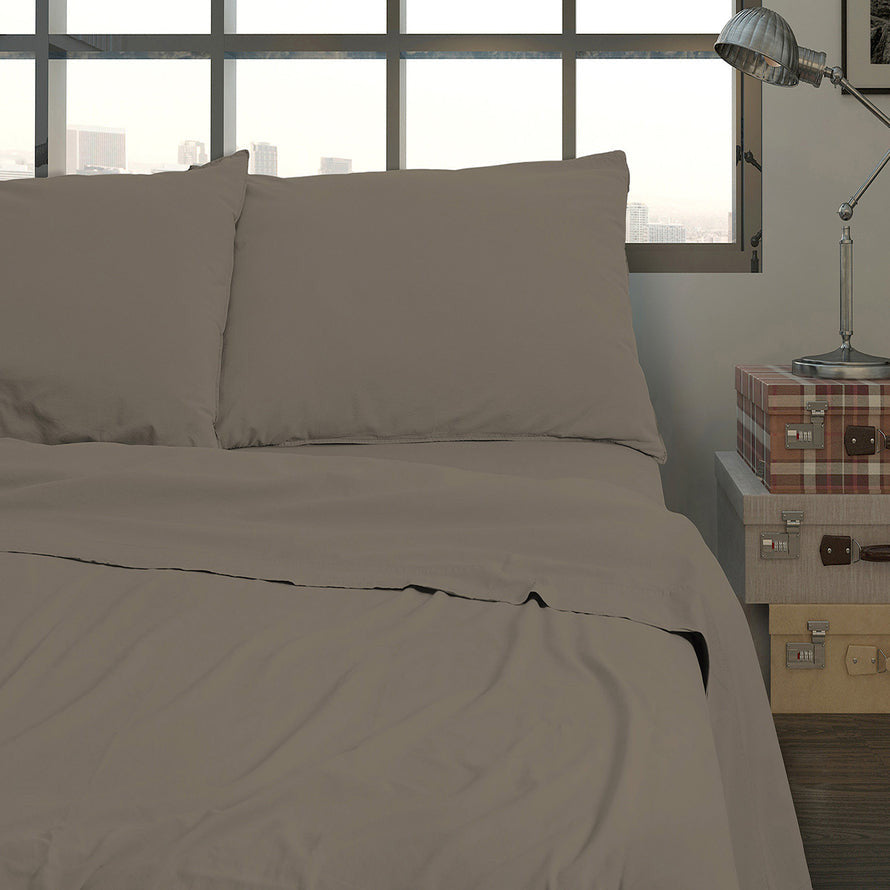 Completo lenzuola no stiro Daunex Fresh cotton stone wash - Home Loves