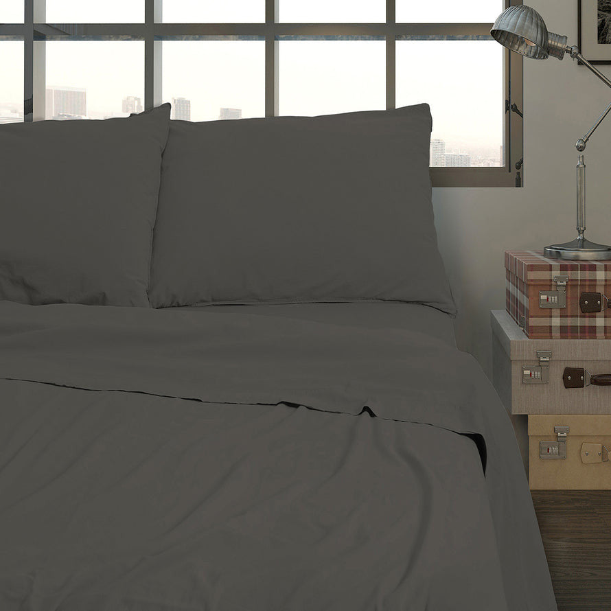 Completo lenzuola no stiro Daunex Fresh cotton stone wash - Home Loves