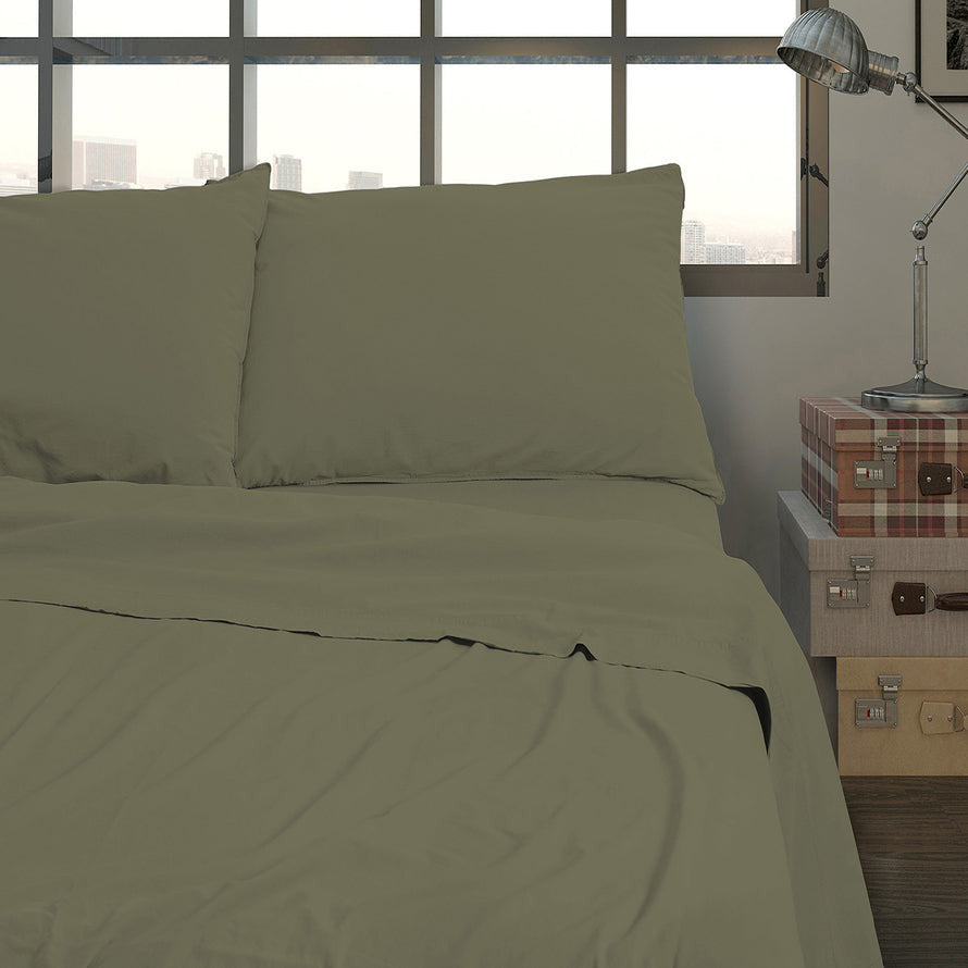 Completo lenzuola no stiro Daunex Fresh cotton stone wash - Home Loves