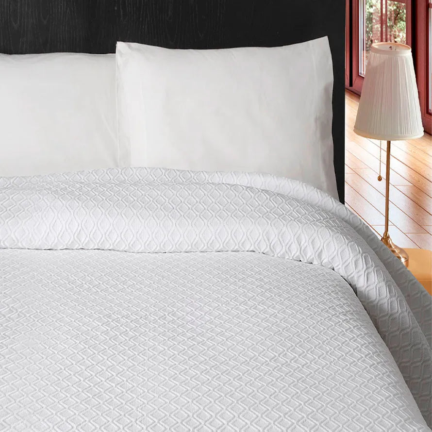 Copriletto in piquet di puro cotone Daunex miro - Home Loves