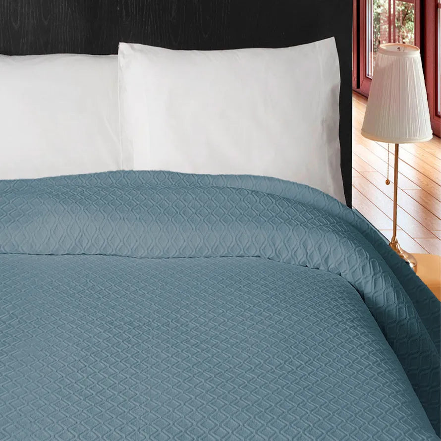Copriletto in piquet di puro cotone Daunex miro - Home Loves
