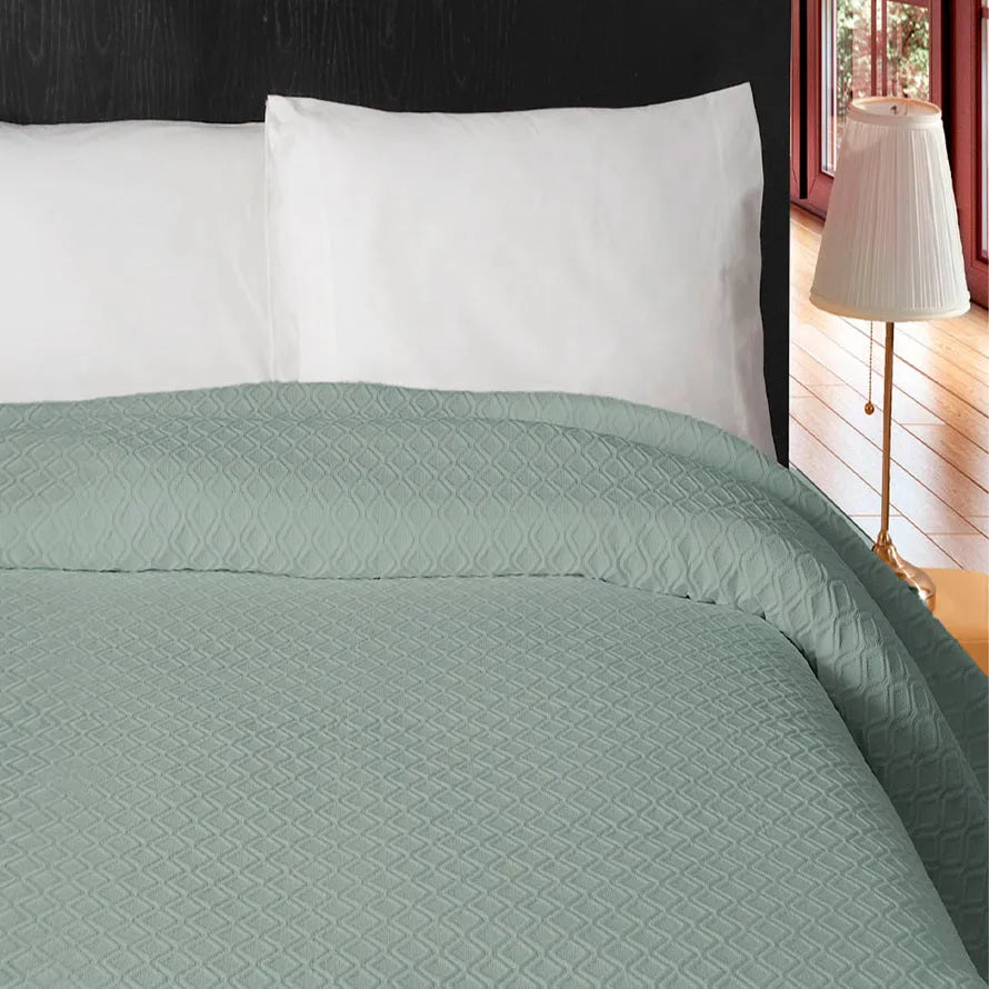 Copriletto in piquet di puro cotone Daunex miro - Home Loves