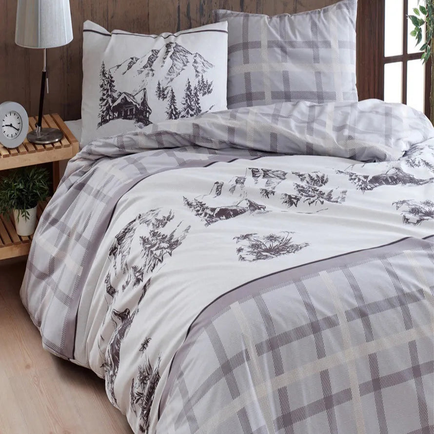 Parure copripiumino Daunex in puro cotone, Montreaux - Home Loves