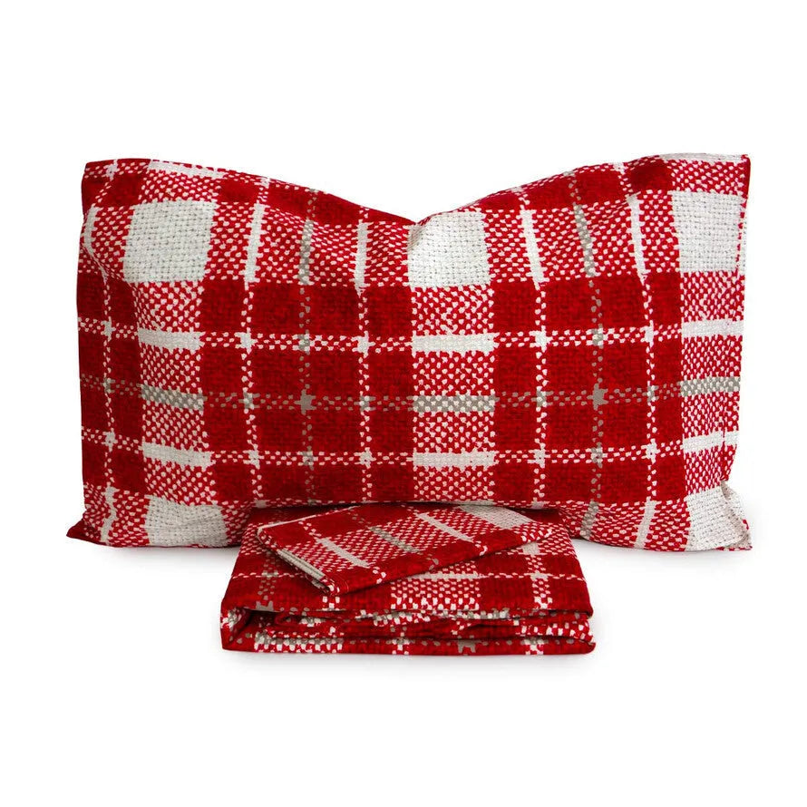Parure copripiumino galibier colore rosso - Home Loves