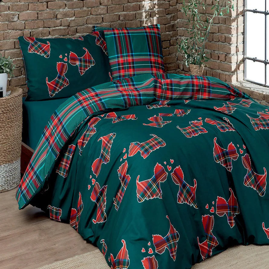 Parure copripiumino in puro cotone Daunex, Cuccioli - Home Loves