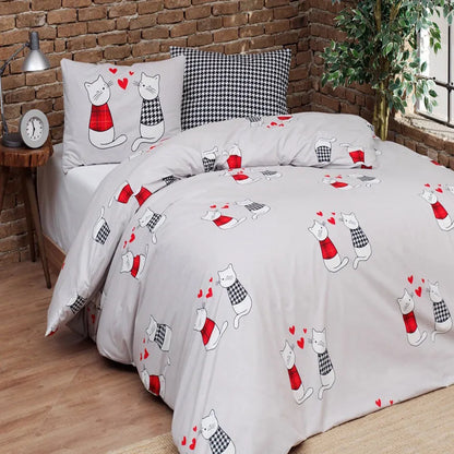 Parure copripiumino in puro cotone Daunex Mici multicolore - Home Loves