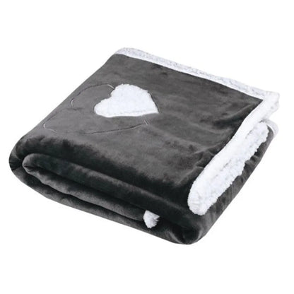 Plaid in micropile cocoon colore nero - Home Loves