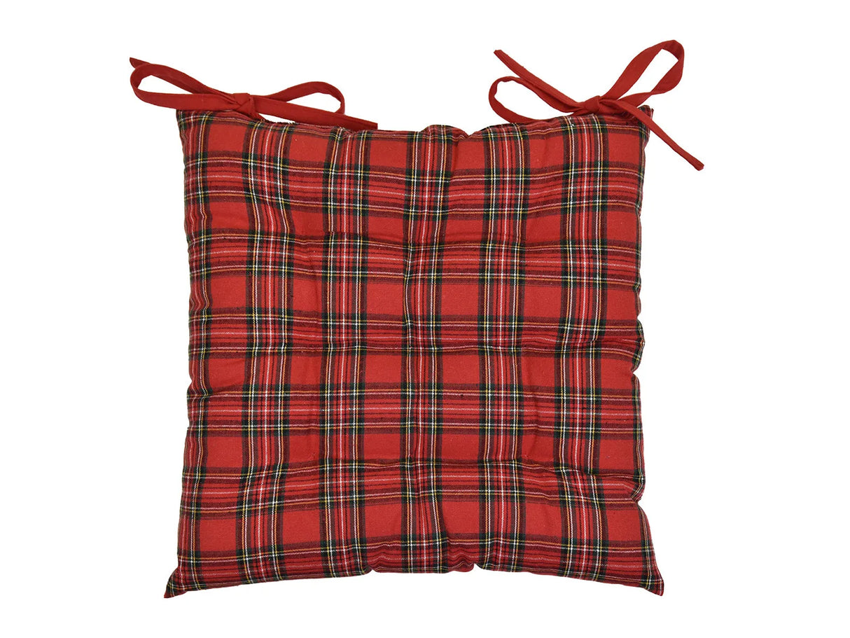 Cuscino trapuntino Daunex misura 40 x 40 cm, tartan scozzese - Home Loves