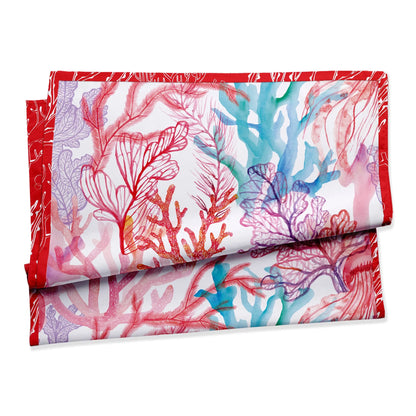 Telo mare doubleface compact dry Daunex misura 90 x 170 cm, coral bay - Home Loves