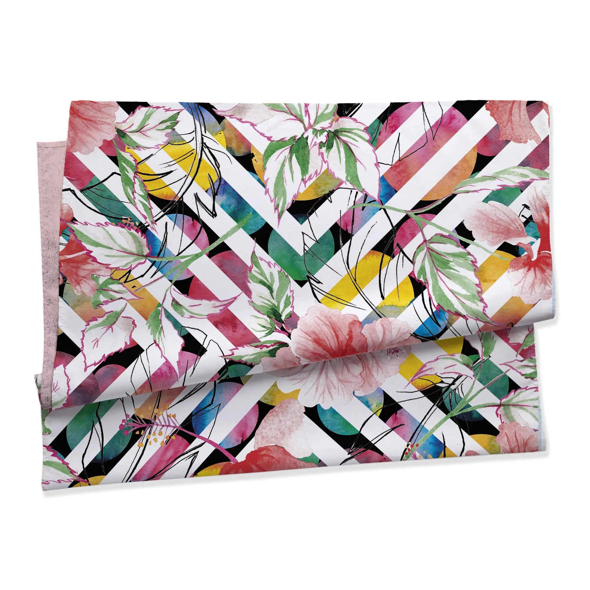 Telo mare doubleface microvelour Daunex misura 100 x 180 cm tropicana - Home Loves