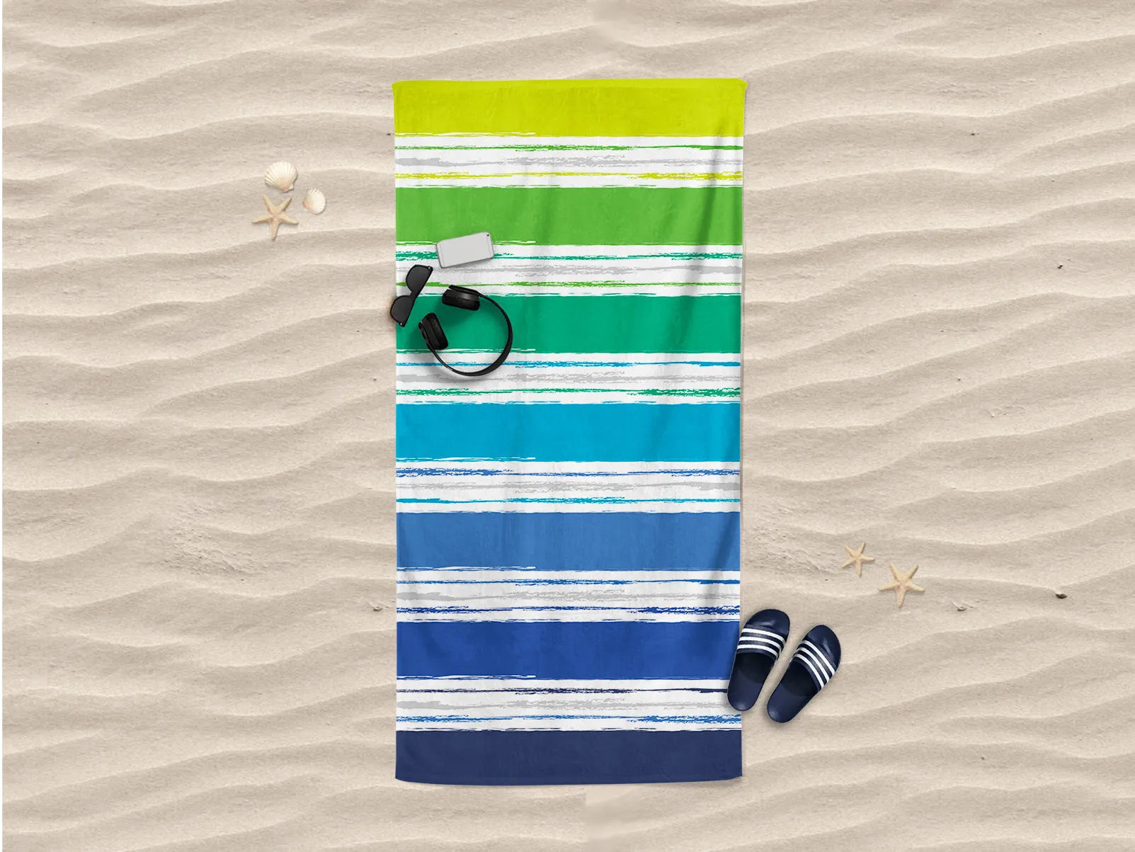 Telo mare jacquard Daunex misura 90 x 180 cm, malibu - Home Loves