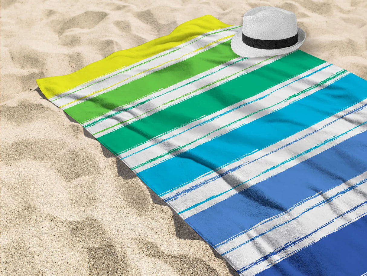 Telo mare jacquard Daunex misura 90 x 180 cm, malibu - Home Loves