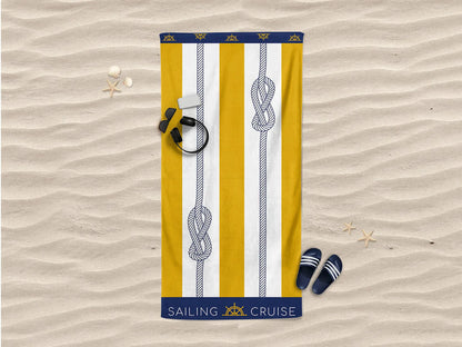 Telo mare jacquard Daunex misura 90 x 180 cm, savoia - Home Loves