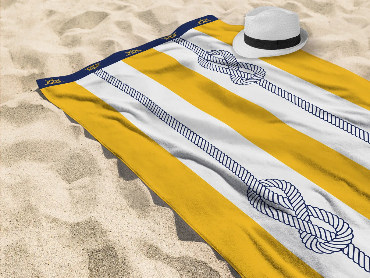 Telo mare jacquard Daunex misura 90 x 180 cm, savoia - Home Loves