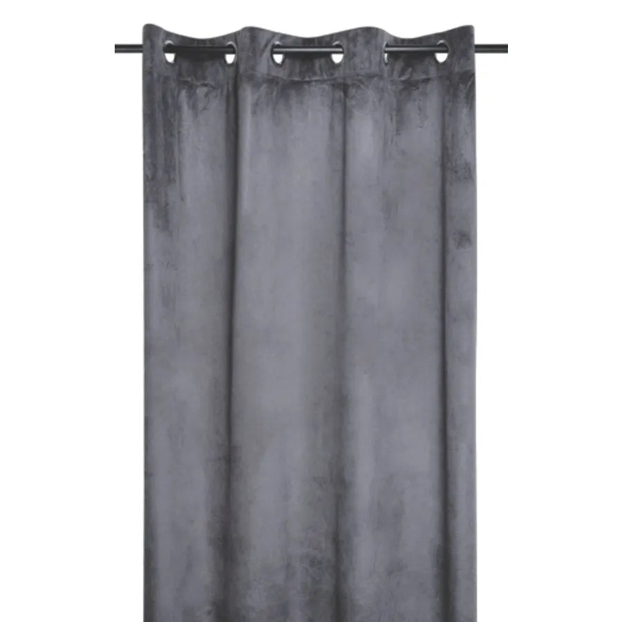 Tenda danae oscurante colore antracite, 140×260 anelli fissi - Home Loves