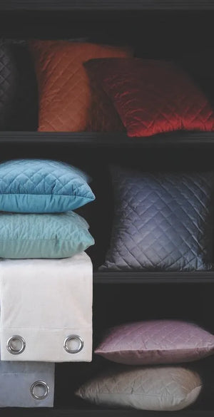 Tenda danae oscurante colore antracite, 140×260 anelli fissi - Home Loves