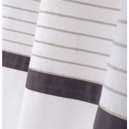 Tenda monica oscurante colore grigio, 140×260 anelli fissi dettaglio