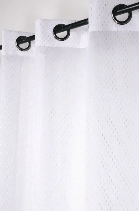 Tenda scandi leggera colore bianco, 140×260 anelli fissi - Home Loves