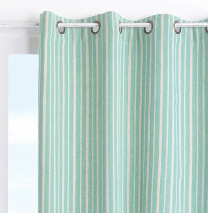 Tenda ste-maxime oscurante colore menta, 140×260 anelli fissi - Home Loves