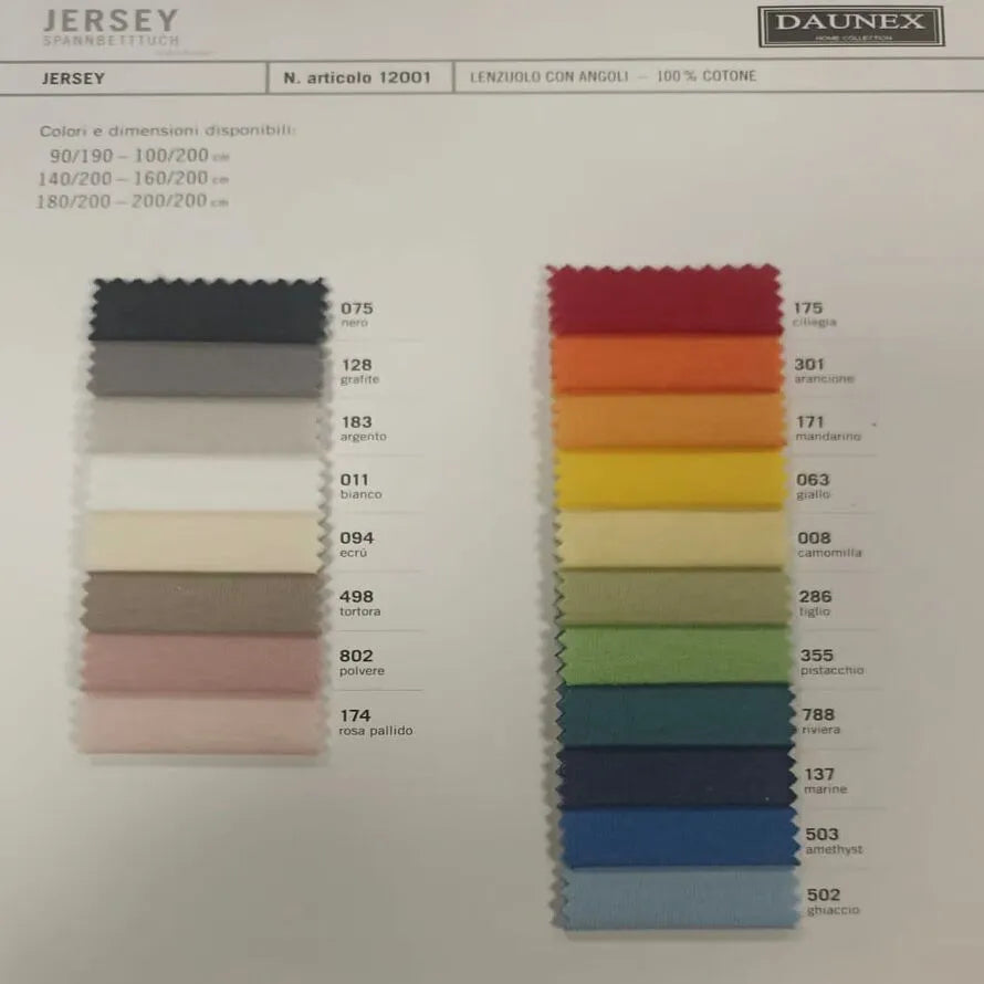 Lenzuolo sotto jersey eco no stiro schlafgut tinta unita, 12001 - Home Loves