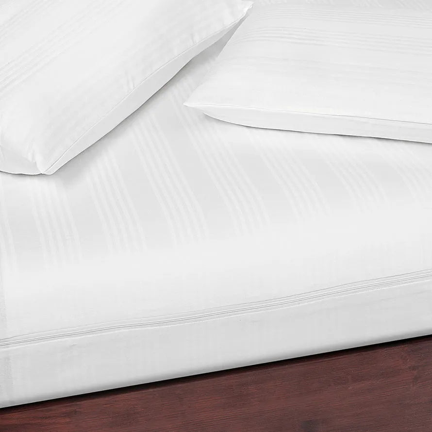 Coppia copriguanciali Daunex in cotone fasciati zipper con cerniera - Home Loves