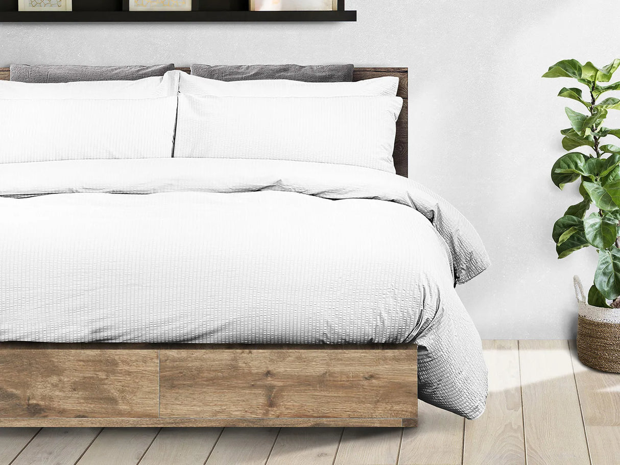 Completo letto alla tedesca - 2 piumini 4 stagioni, 2 copripiumini e 1 lenzuolo - Home Loves