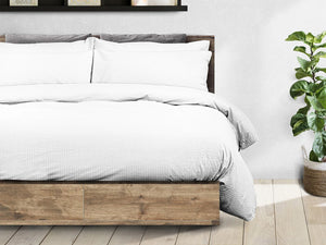 Completo letto alla tedesca - 2 piumini 4 stagioni, 2 copripiumini e 1 lenzuolo - Home Loves