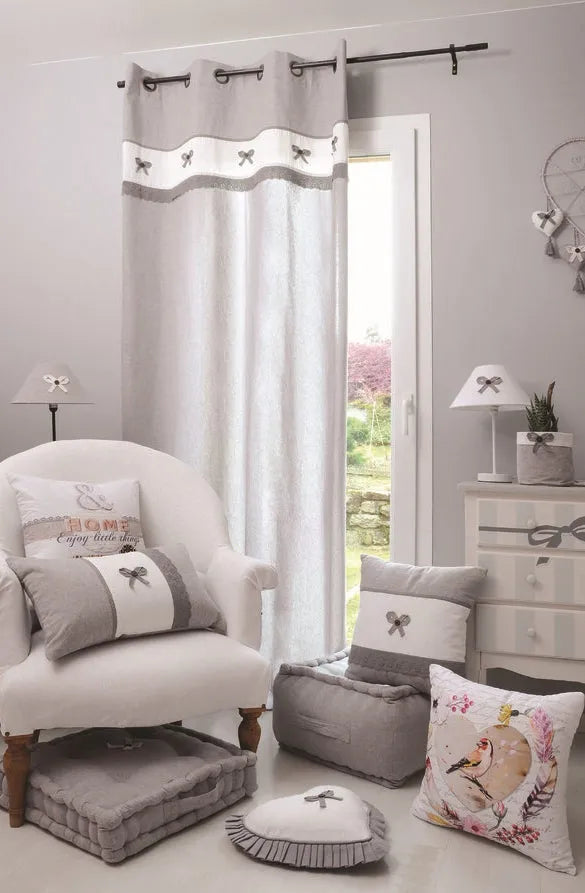Cuscino arredo charmelia sfoderabile colore grigio - Home Loves