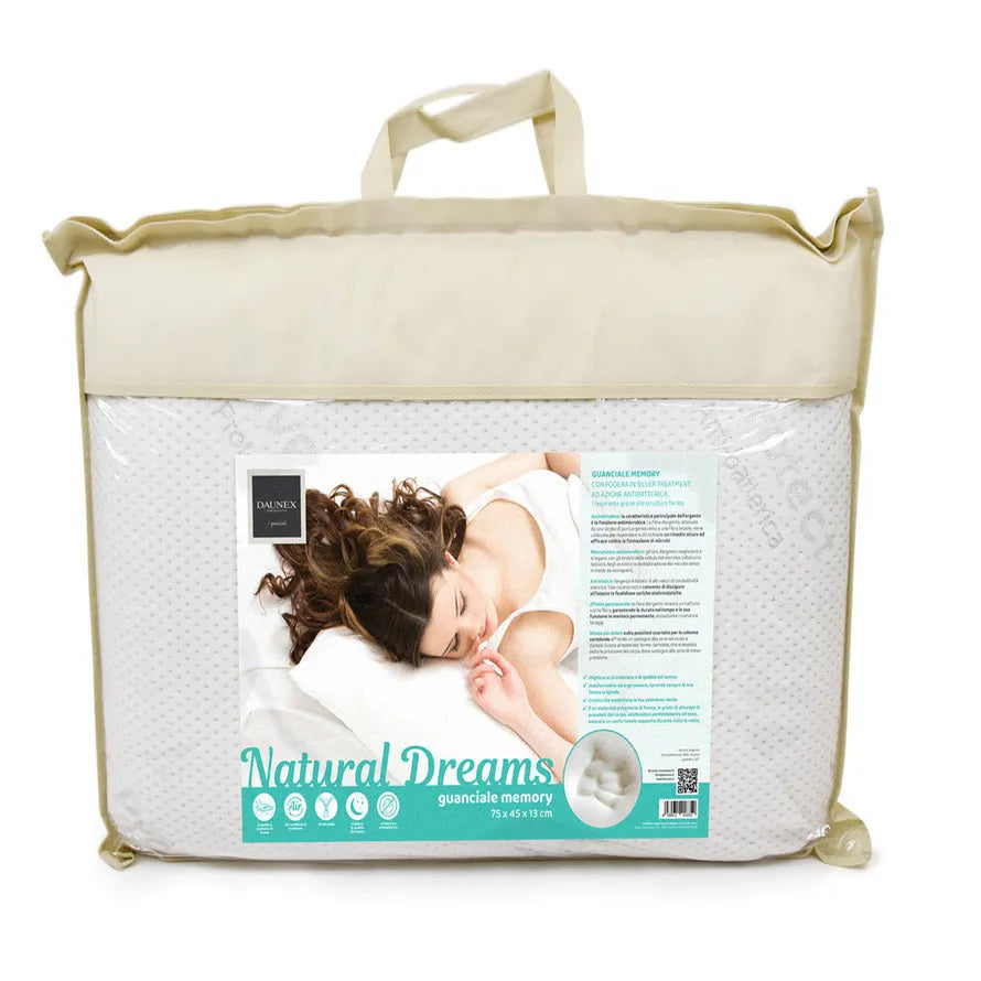 Guanciale in memory anallergico natural dreams Daunex - Home Loves