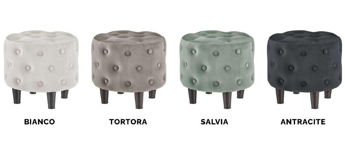 Pouf daunex tinta unita