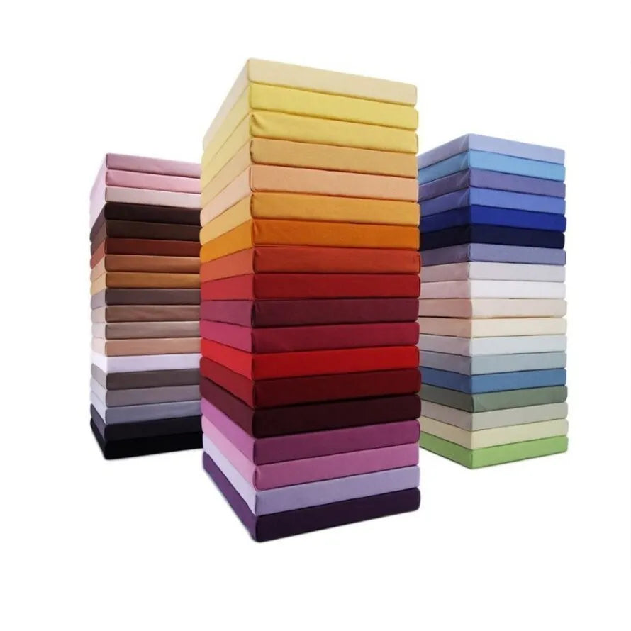 Lenzuolo sotto jersey eco no stiro schlafgut tinta unita, 12001 - Home Loves