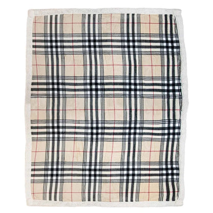 Plaid morbidotto in micropile Daunex boston colore naturale - Home Loves