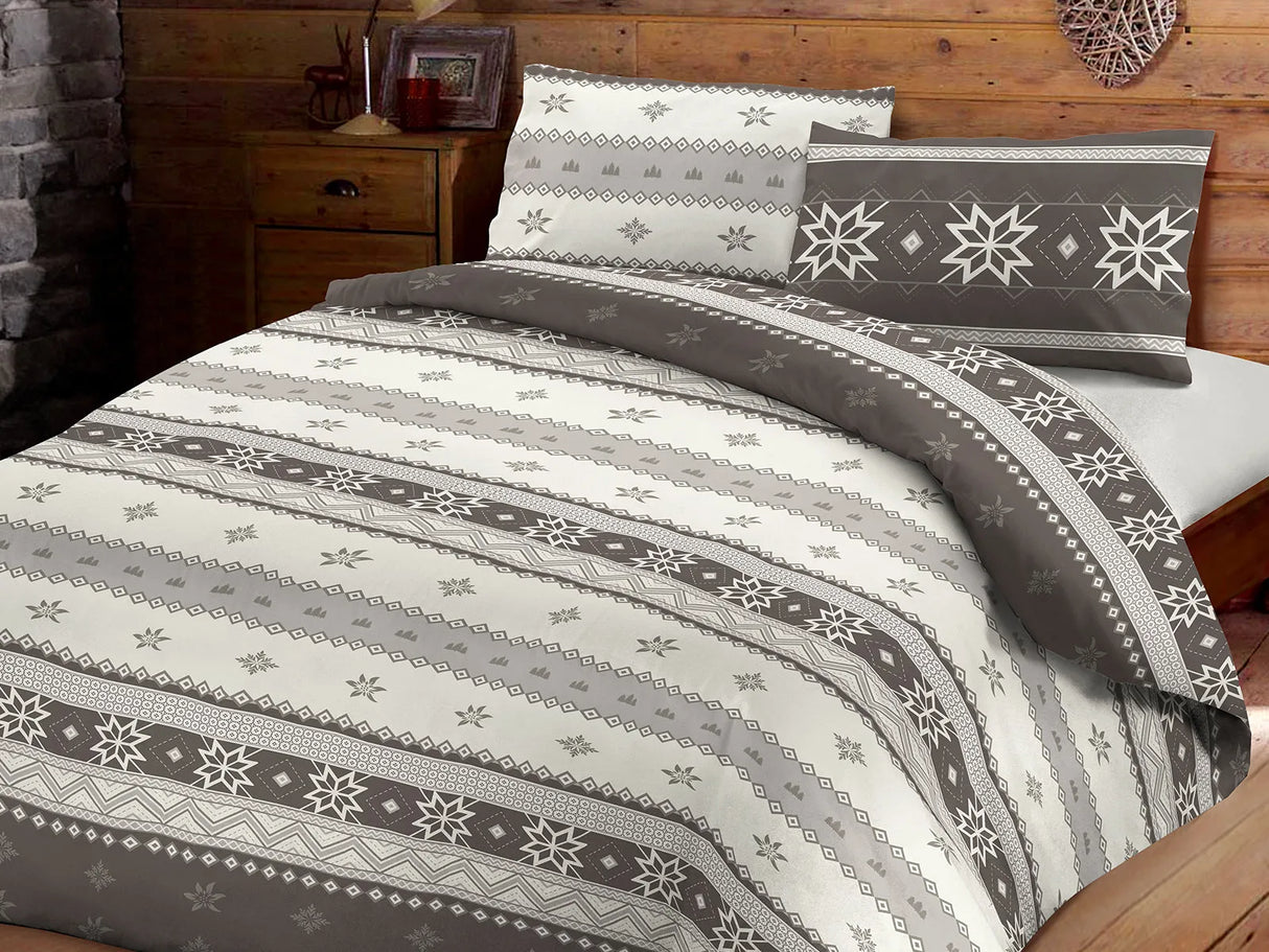Parure copripiumino infinity singolo in puro cotone Daunex, oslo - Home Loves